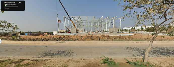 Street view of new plant Feb-2026 as per google.