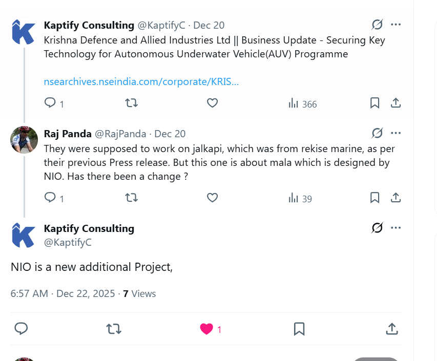 Krishna Defence & Allied Industries Ltd - SME play on Shipbuilding ...