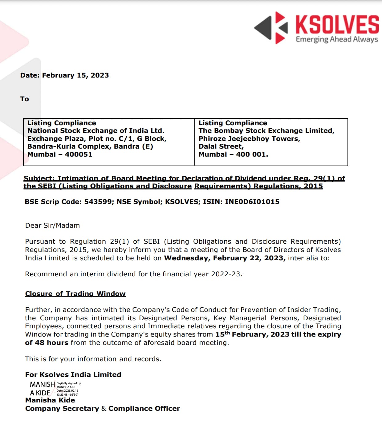 Ksolves - a newage software development firm - Stock Opportunities