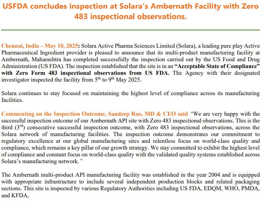 Solara Api Solara Active Pharma Sciences - Pure Play API - Page 11 - Not-so-Hidden ...